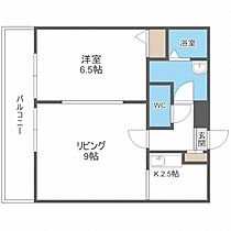 北海道札幌市中央区南六条東3丁目（賃貸マンション1LDK・9階・40.77㎡） その2