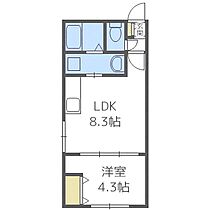 北海道札幌市中央区南三条西27丁目（賃貸アパート1LDK・4階・27.37㎡） その2