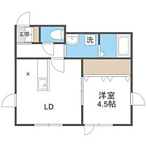 北海道札幌市中央区南六条西21丁目（賃貸アパート1LDK・2階・33.97㎡） その2