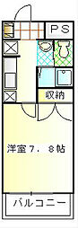 ベーネパラッゾアキ2 1Kの間取図画像