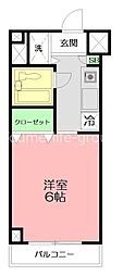 ハイライフ湘南 1Kの間取図画像
