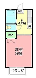 間取図画像 1K