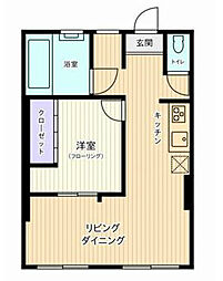 間取図画像 1LDK