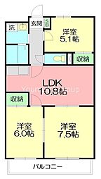 間取図画像 3LDK