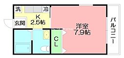 間取図画像 1K