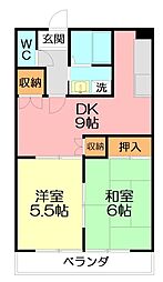 間取図画像 2DK