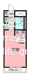 ライオンズプラザ平塚 1Kの間取図画像