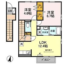 グレース　パレ　Ｂ棟  ｜ 佐賀県佐賀市光１丁目（賃貸アパート2LDK・2階・55.32㎡） その2