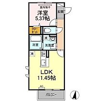 carrefour  ｜ 佐賀県佐賀市八丁畷町（賃貸アパート1LDK・1階・41.23㎡） その2