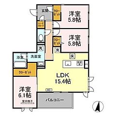 物件の間取り