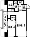 ビュークレスト佐賀駅前4階6.0万円