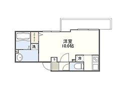 （仮称）稲荷町Mマンション 5階ワンルームの間取り