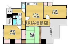 ローズヴィラ南田辺  ｜ 大阪府大阪市東住吉区南田辺3丁目18-9（賃貸マンション3LDK・3階・95.24㎡） その2