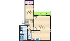 LA MAISON VERTE西田辺  ｜ 大阪府大阪市阿倍野区阪南町5丁目（賃貸アパート1LDK・3階・40.79㎡） その2