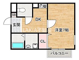 エム・ステージ林寺 202 ｜ 大阪府大阪市生野区林寺4丁目10-25（賃貸アパート1K・2階・24.27㎡） その2