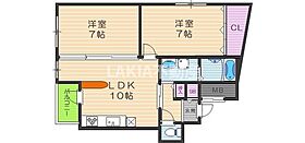 プレシャスＵＳ 501 ｜ 大阪府大阪市阿倍野区王子町1丁目（賃貸マンション2LDK・5階・50.02㎡） その2