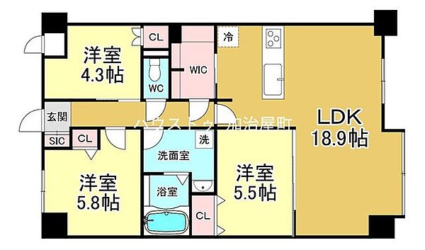 間取りを拡大表示