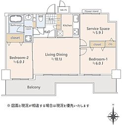 間取図画像 2SLDK