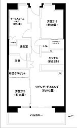 間取図画像 2SLDK