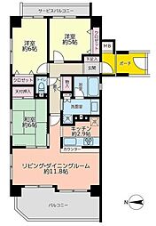 間取図画像 3LDK