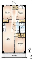 間取図画像 3LDK