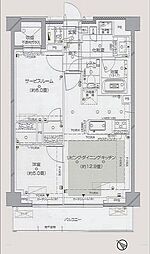 間取図画像 1SLDK