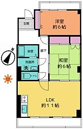 ファースト新小岩マンション 2LDKの間取図画像