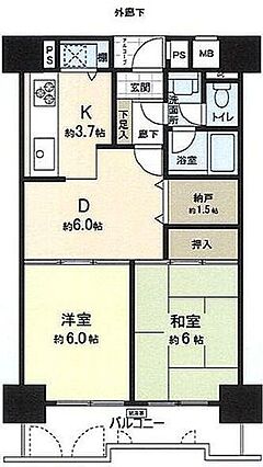 約1.5帖の納...