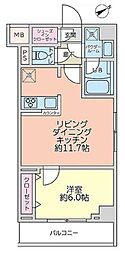 Genoviaカネガフチ 1LDKの間取図画像