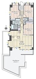ライオンズガーデンヒルズ白山 3LDKの間取図画像