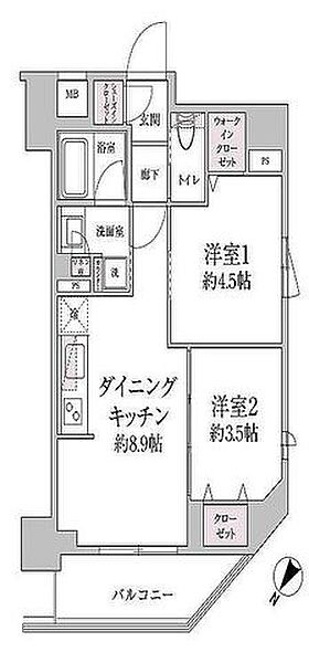 間取りを拡大表示