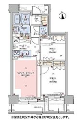 クレアポルテ西日暮里 2LDKの間取図画像