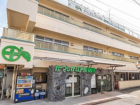 かつしか江戸川病院 徒歩11分。 860m