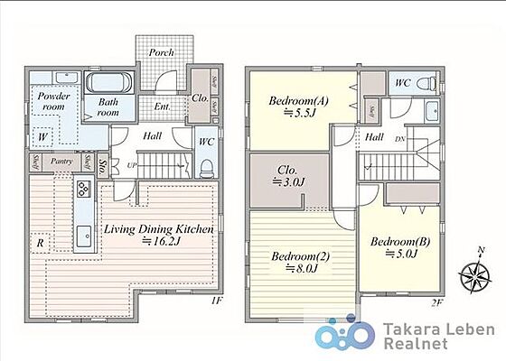 間取り 富山市経堂新町　中古戸建
