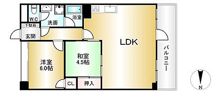 ■2LDK■専有面積60.16m2■バルコニー面積9.53m2