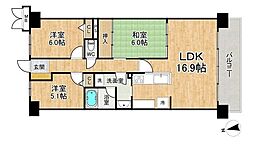 間取図画像 3LDK