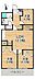間取り：■3LDK■専有面積66.00m2■バルコニー面積6.60m2