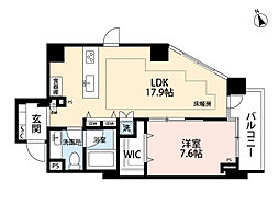 レグノ・ラフィネ南青山 1LDKの間取図画像