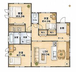 坂戸市赤尾 平屋戸建