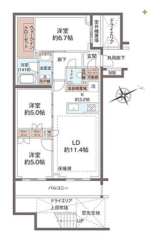間取り オープンレジデンシア吉祥寺本町 地下1階/-