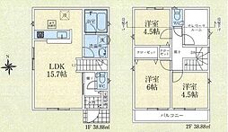 所沢市所沢新町 全2棟 1号棟