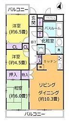 間取図画像 3LDK