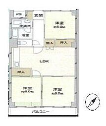 間取図画像 3LDK