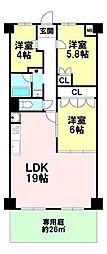 間取図画像 3LDK