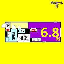 LUORE城西  ｜ 愛知県名古屋市西区城西1丁目（賃貸マンション1R・2階・24.95㎡） その2