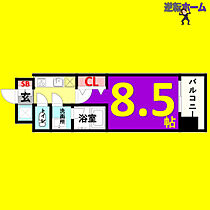 ルクレ新栄レジデンス  ｜ 愛知県名古屋市中区新栄2丁目（賃貸マンション1K・7階・26.10㎡） その2