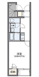 レオネクスト伊料東 1Kの間取図画像