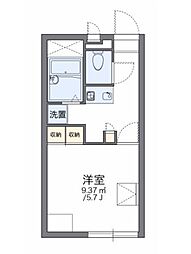 レオパレスSTO 1Kの間取図画像