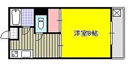 グッドウィル 1Kの間取図画像