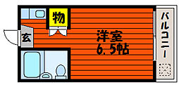 サンコート津島 ワンルームの間取図画像